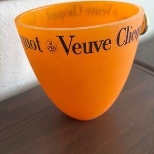 Orange Veuve Clicquot Ice Bucket